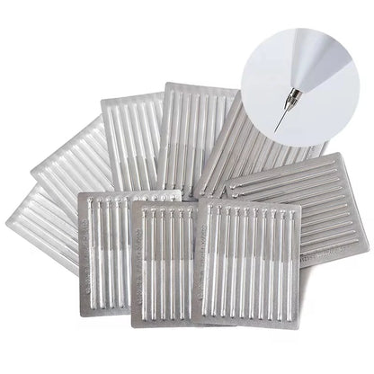 50/100pcs Sterile Surgical Needles for Mini Mole Removal Pen – Spot, Freckle & Plasma Point Beauty Accessories