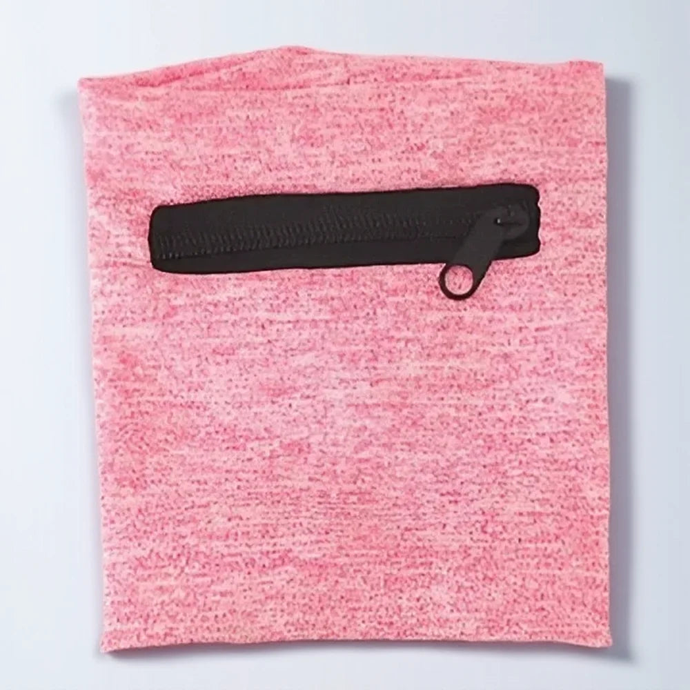 Lightweight Zipper Wrist Pouch - Secure Travel & Workout Storage Bag for Phone, Cash, Cards and Keys