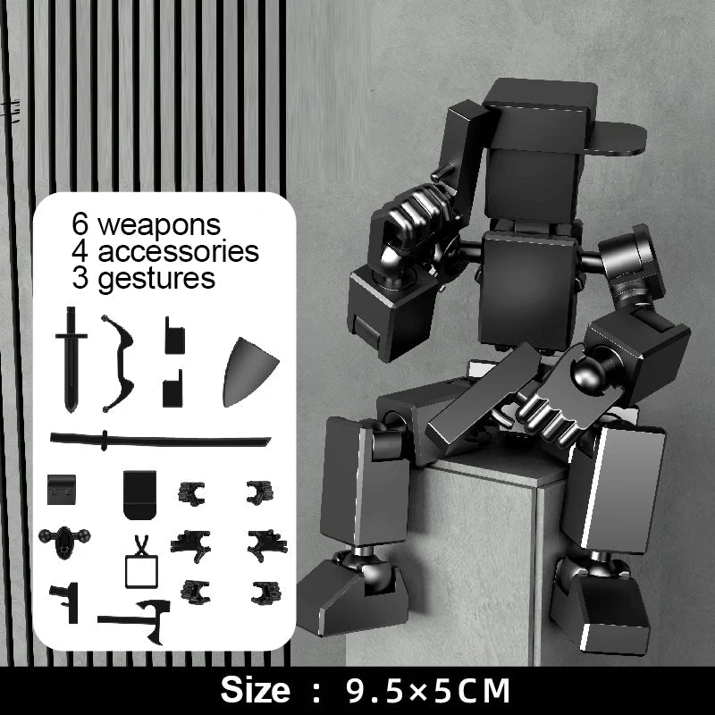 Multi-Jointed Movable Shapeshift Robot 3.0 – 3D Printed Action Model Doll Toy & Christmas Gift