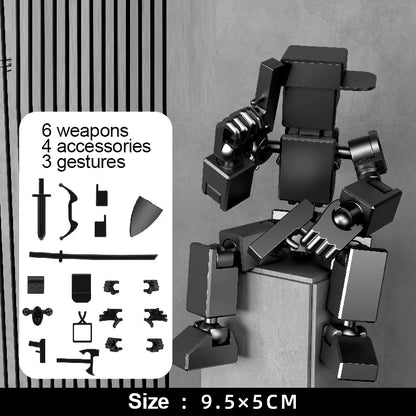 Multi-Jointed Movable Shapeshift Robot 3.0 – 3D Printed Action Model Doll Toy & Christmas Gift