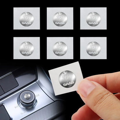10PCS Car Dashboard Decoration Stickers – Interior Accessories for SAAB 9-3, 9-5, 9000, 900, 9-7, 92 & More