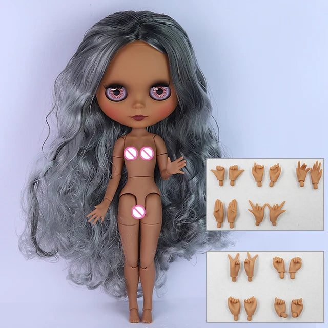 ICY DBS Blythe Doll 1/6 BJD – 30cm Joint Body Set with Random Eyes, Anime Girl Toy Gift