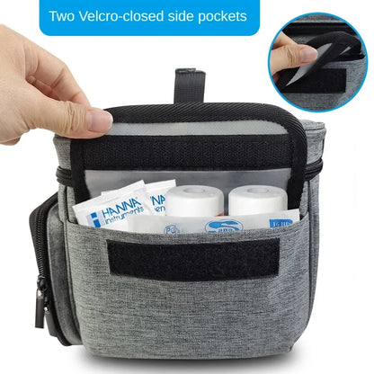 Travel First Aid Kit Bag — Multifunctional Medical Storage Organizer with Layered Medicine Boxes