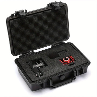 Waterproof Hard Carry Case Toolbox – Pre-Cut Foam Storage Organizer, Impact-Resistant Safety Protector for Hardware