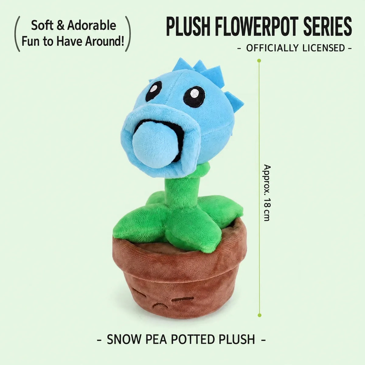 Plants vs. Zombies 2 Plush Toys - Sunflower and Peashooter Potted Plant Dolls, Soft Pillow Toys and Gifts for Teens