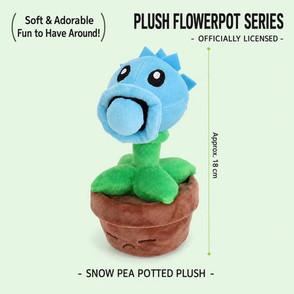 Plants vs. Zombies 2 Plush Toys - Sunflower and Peashooter Potted Plant Dolls, Soft Pillow Toys and Gifts for Teens