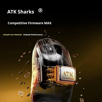 ATK DragonFly A9 Air Ultimate Wireless Gaming Mouse - 42000DPI PAW3950 Sensor 8KHz RGB Ergonomic Mouse for PC Windows & MacOS