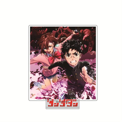 Anime Dandadan Momo Acrylic Keychain Stand – 15cm Cosplay Figure Display Plate for Bag Decoration, Fan Gift & Collectible Ornament