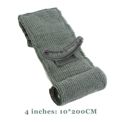 Israeli Bandage 4/6in — Emergency Combat Wound Dressing, Tactical Compression First Aid for IFAK & Military Medical Use