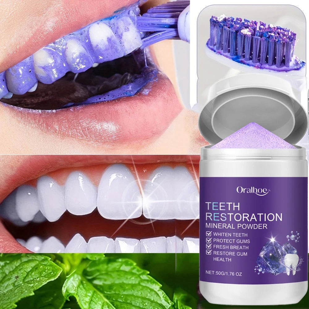 Teeth Restoration Mineral Powder – Enamel Repair & Tooth Strengthening Formula