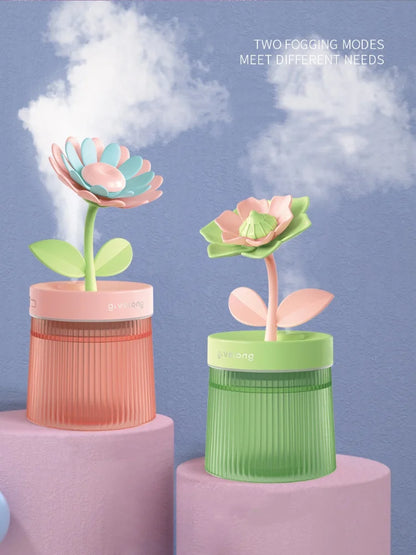 2024 Portable USB Ultrasonic Humidifier – Colorful Cup Aroma Diffuser, Cool Mist Maker & Air Purifier with Light