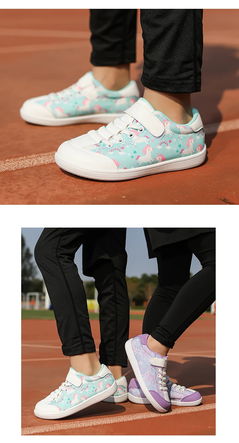 Children's Wide Barefoot Shoes – Anti-Slip Sports & Casual Shoes for Boys and Girls