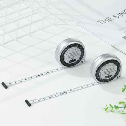 150cm Body Measuring Tape - Portable Fitness Calculator & Body Mass Measurement Ruler