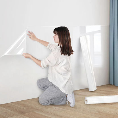 Electrostatic Wall Protective Film - Transparent Waterproof Dirt-Resistant Non-Adhesive Wall Sticker Cover