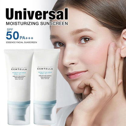 Original Korean Sunscreen – Hyaluronic Waterproof Sunblock with Madagascar Plant Essence for Sensitive Skin, Long-Lasting Protection