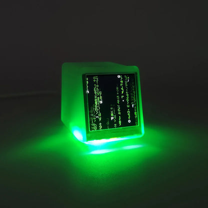 Bitcoin Price Tracker Nixie Tube Alarm Clock with RGB Lights, WiFi Weather Station, DIY Album & GIF Display