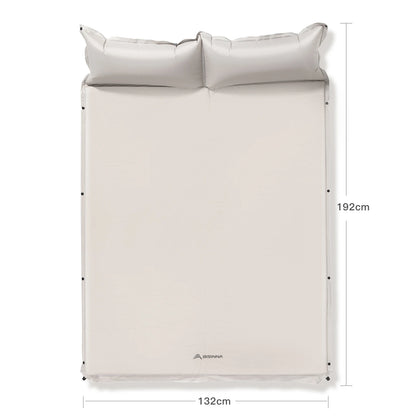 BSWolf Thick Self-Inflating Outdoor Mattress - Spliced Inflatable Camping Mat for Tent Use