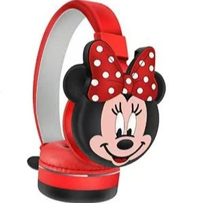 Disney Cartoon Earphones – Foldable HIFI Sound Mickey & Minnie Headphones with Microphone