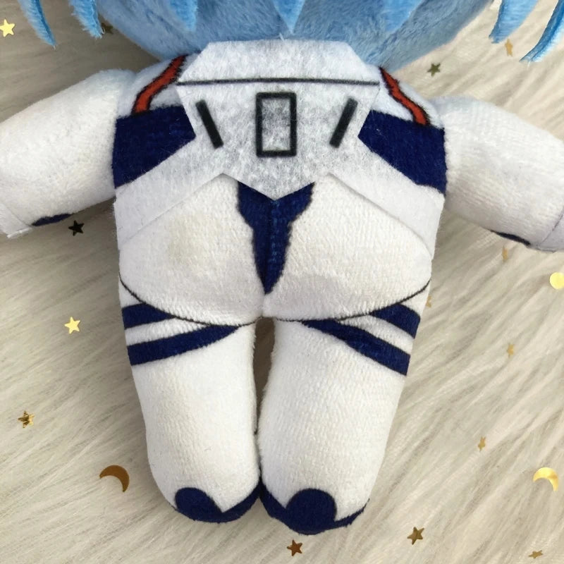 20cm Ayanami Rei Plush Toy – Kawaii Evangelion Anime Doll, Soft EVA Stuffed Plush for Room Decor & Gifts