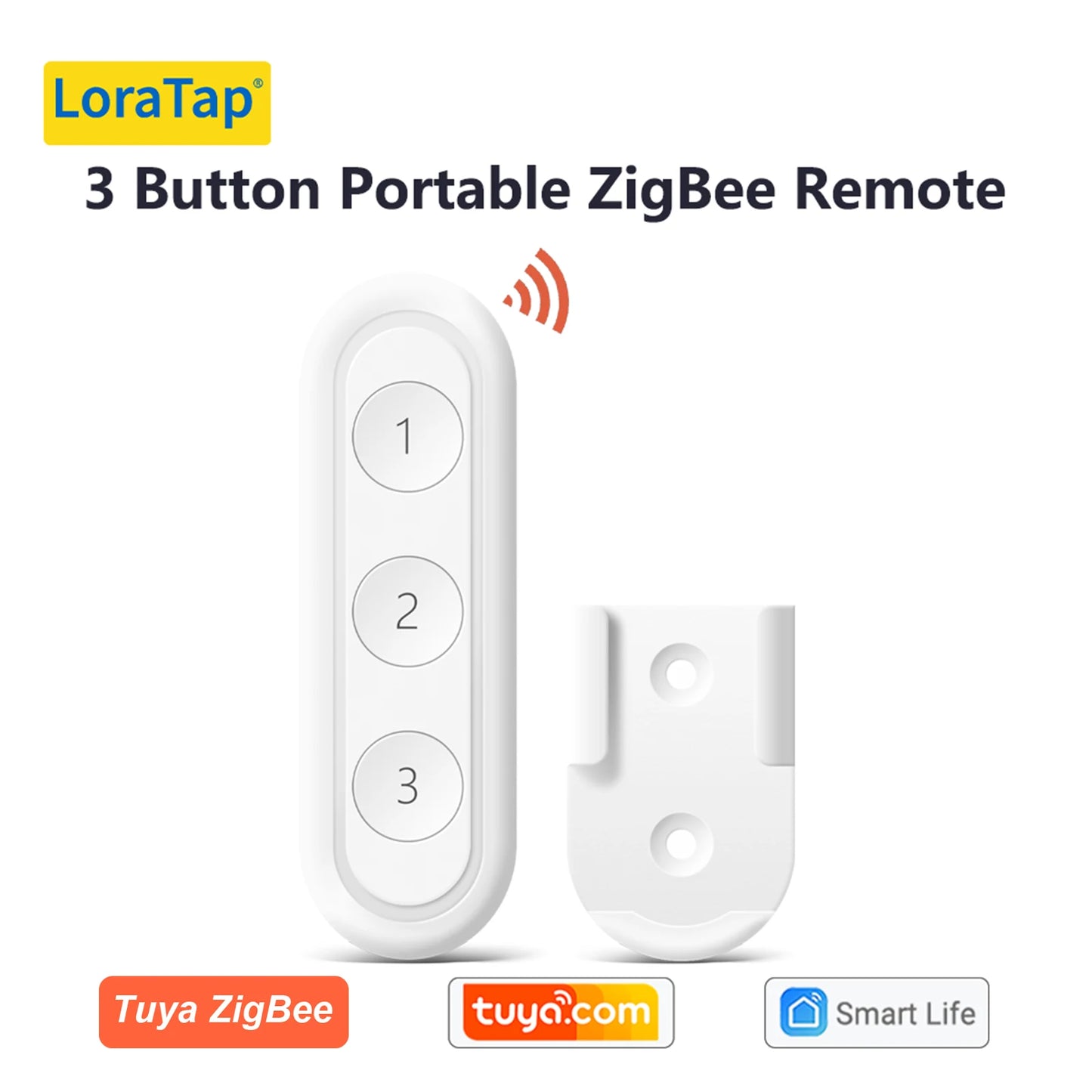 LoraTap ZigBee 3.0 Wireless Smart Scene Controller – 13-Key Push Button Remote EU/US Compatible Tuya Smart Life Automation Switch
