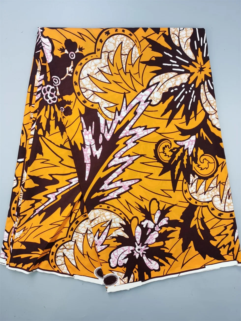 New Nigerian African Wax Fabric - 100% Cotton Real Wax Ankara Print High Quality Original Pagne Material