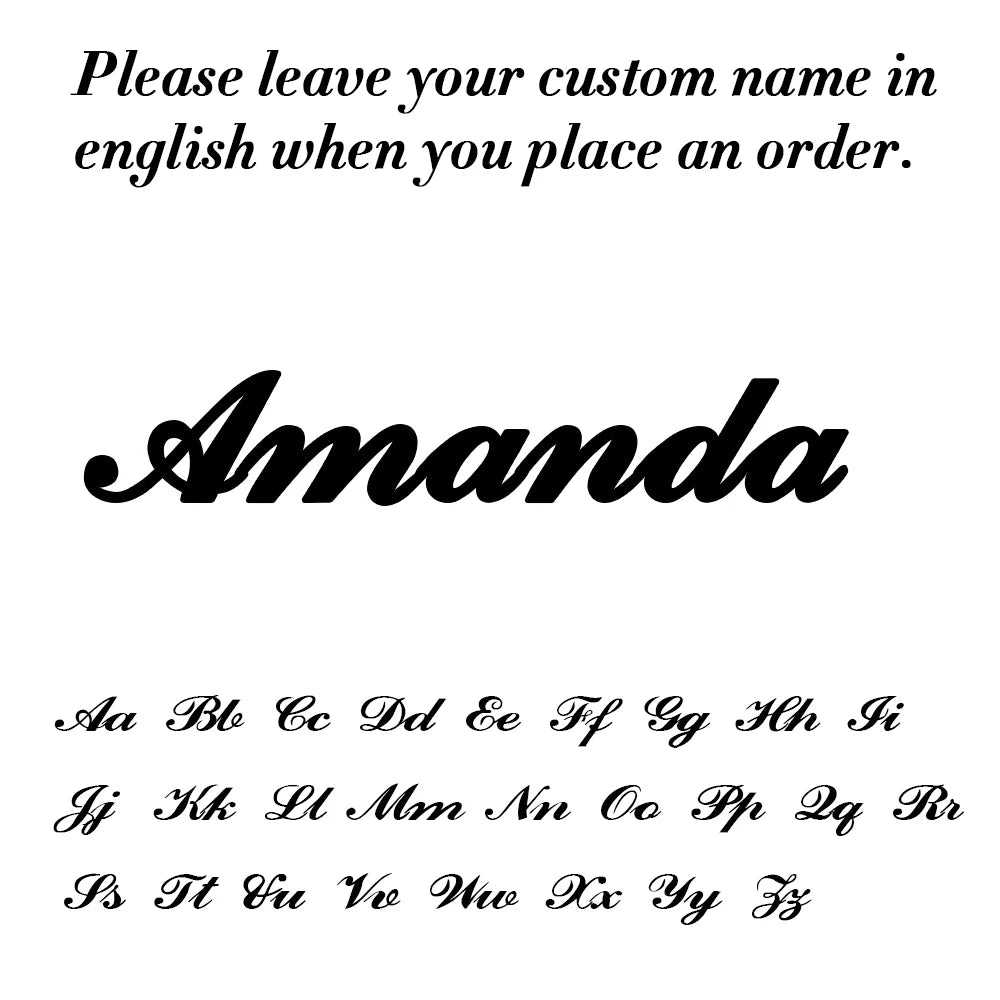 Sipuris Custom Name Brooch - Stainless Steel Trendy Pins for Women & Men, Nameplate Jewelry, Valentine's Day Gift