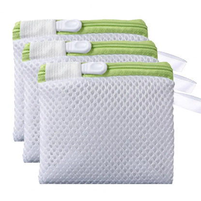 3PCS Laundry Gel Bags – Double-Layer Mesh Laundry Wash Bags, Thickened Anti-Tangle & Pilling Prevention for Clothes