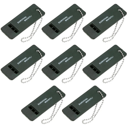 1–10PCS High Decibel Survival Whistle – 3-Frequency Outdoor Camping & Hiking Tool