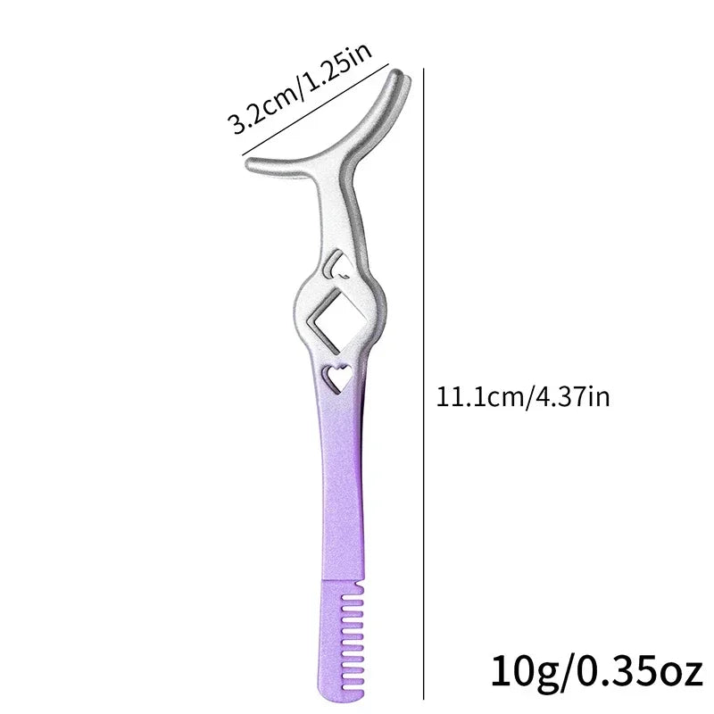 Professional False Eyelash Applicator Tweezers – Precision Lash Extension Clip & Curler Makeup Tool
