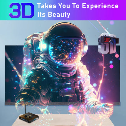 Android 13 8K Ultra HD Smart TV Box, Wifi6, 4GB/64GB, Fast Media Player, Netflix, YouTube, ATV MAXA13