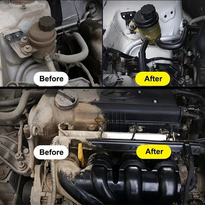 Car Engine Bay Cleaner & Restorer - Powerful Engine Compartment Degreaser for Automotive Cleaning and Polishing