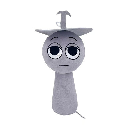 Sprunki Plush Toy Set Soft Cartoon Stuffed Animal Plushies Collectible Game Character Dolls Gift for Fans Birthday & Christmas Present
