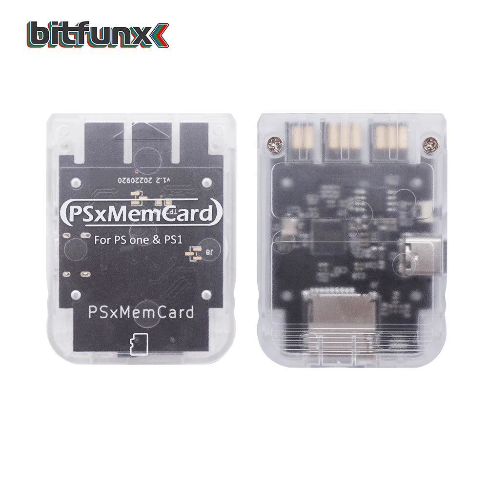 Bitfunx PSX Memory Card – PS1 Console Save Game Data for Sony PlayStation 1 & PS One