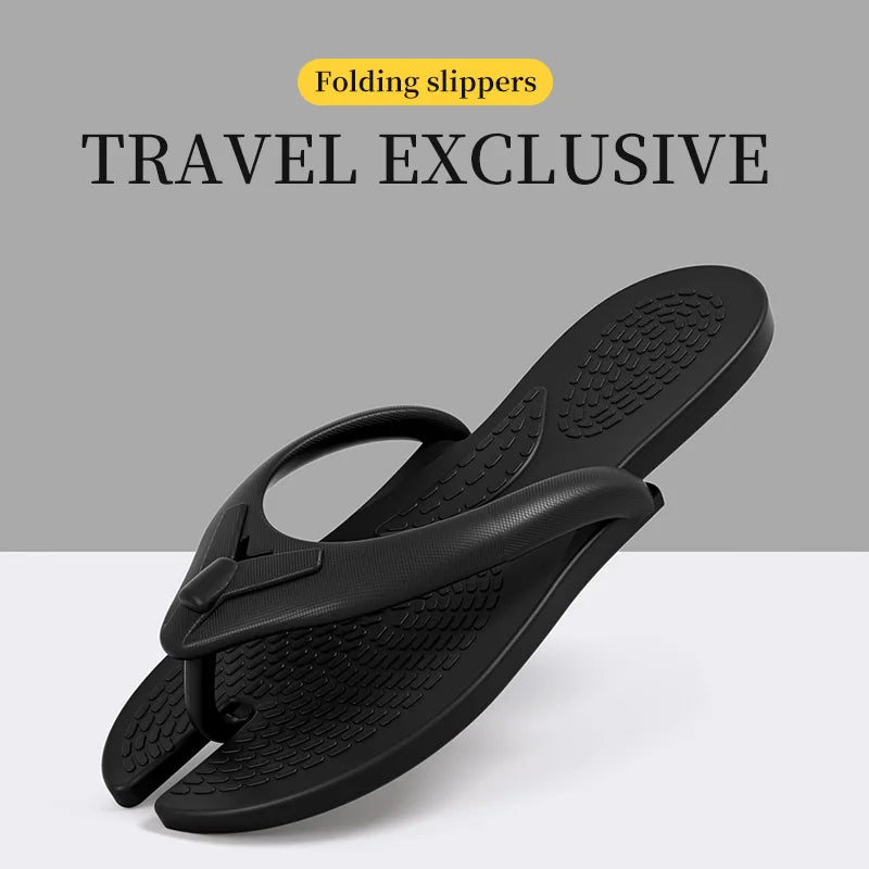 Lightweight Foldable Travel Slippers for Men & Women – Portable Disposable Shower Shoes for Business Trips & Travel Comfort