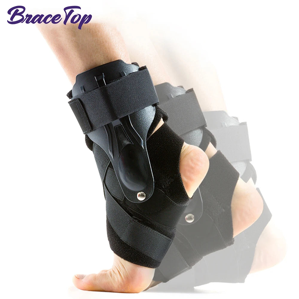 Ankle Sprained Support Brace - Stabilizer Protector for Ankle Injury Recovery, Achilles Tendonitis, Men and Women
