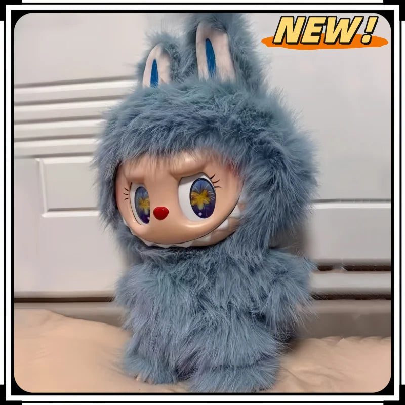 38cm Labubu Zimomo Angel Vinyl Figure – Creative DIY Monster Pendant Toy Gift