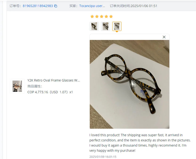 Y2K Retro Oval Frame Glasses for Women - Sweet & Cool Eyewear, Anti-Blue Light Reading & Computer Glasses