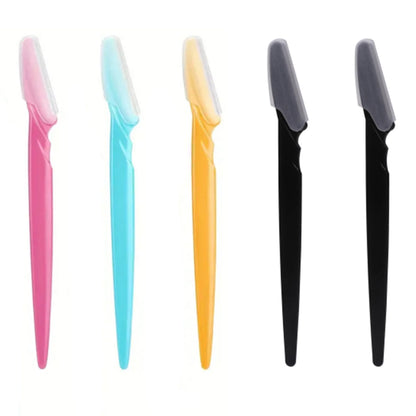 5/10/30/40pcs Eyebrow & Face Razor Set for Women and Men – Safe Hair Trimmer with Protective Cover