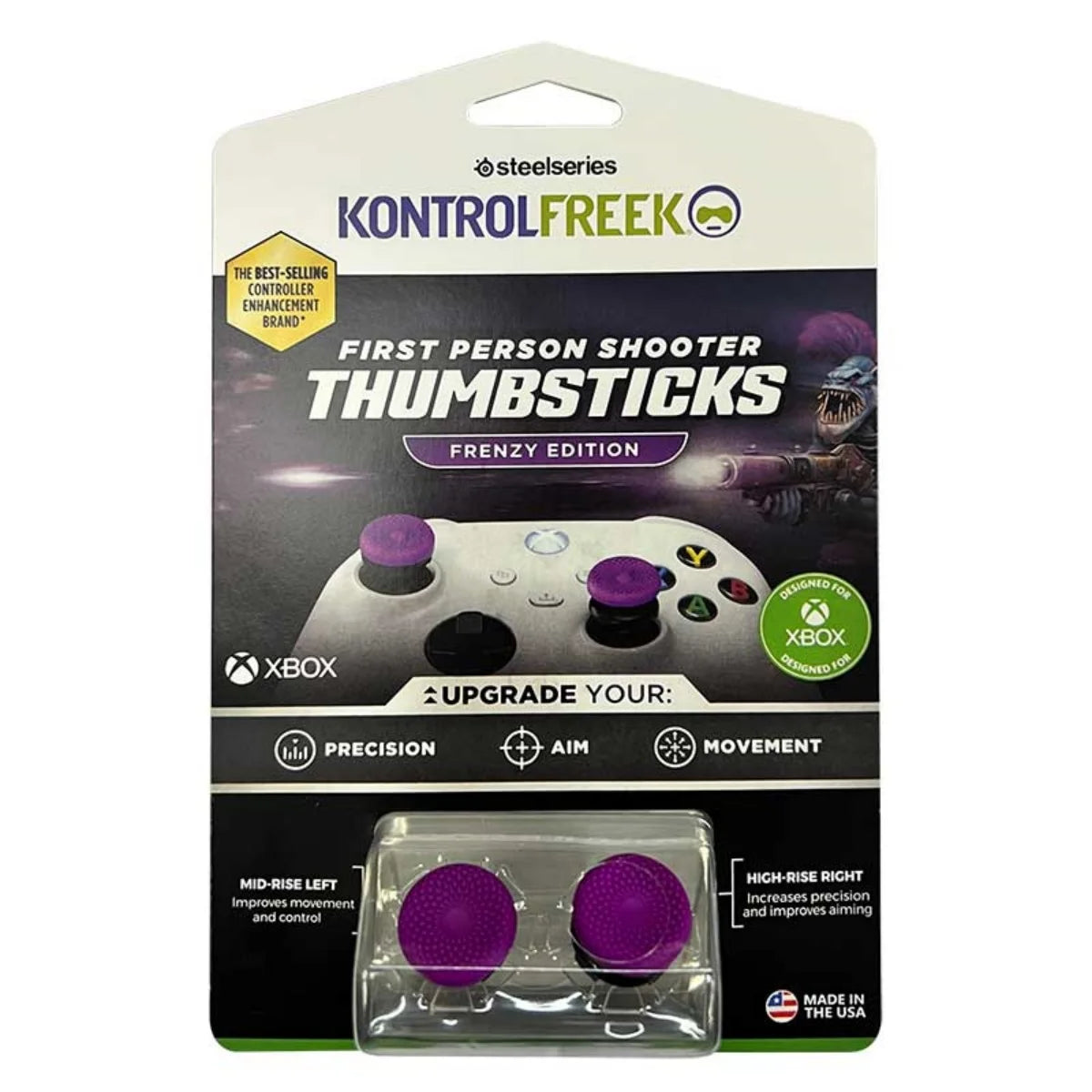 Freek Galaxy Performance Thumb Grip Caps – Silicone Analog Stick Covers for Xbox Series S/X Controller (Wholesale)