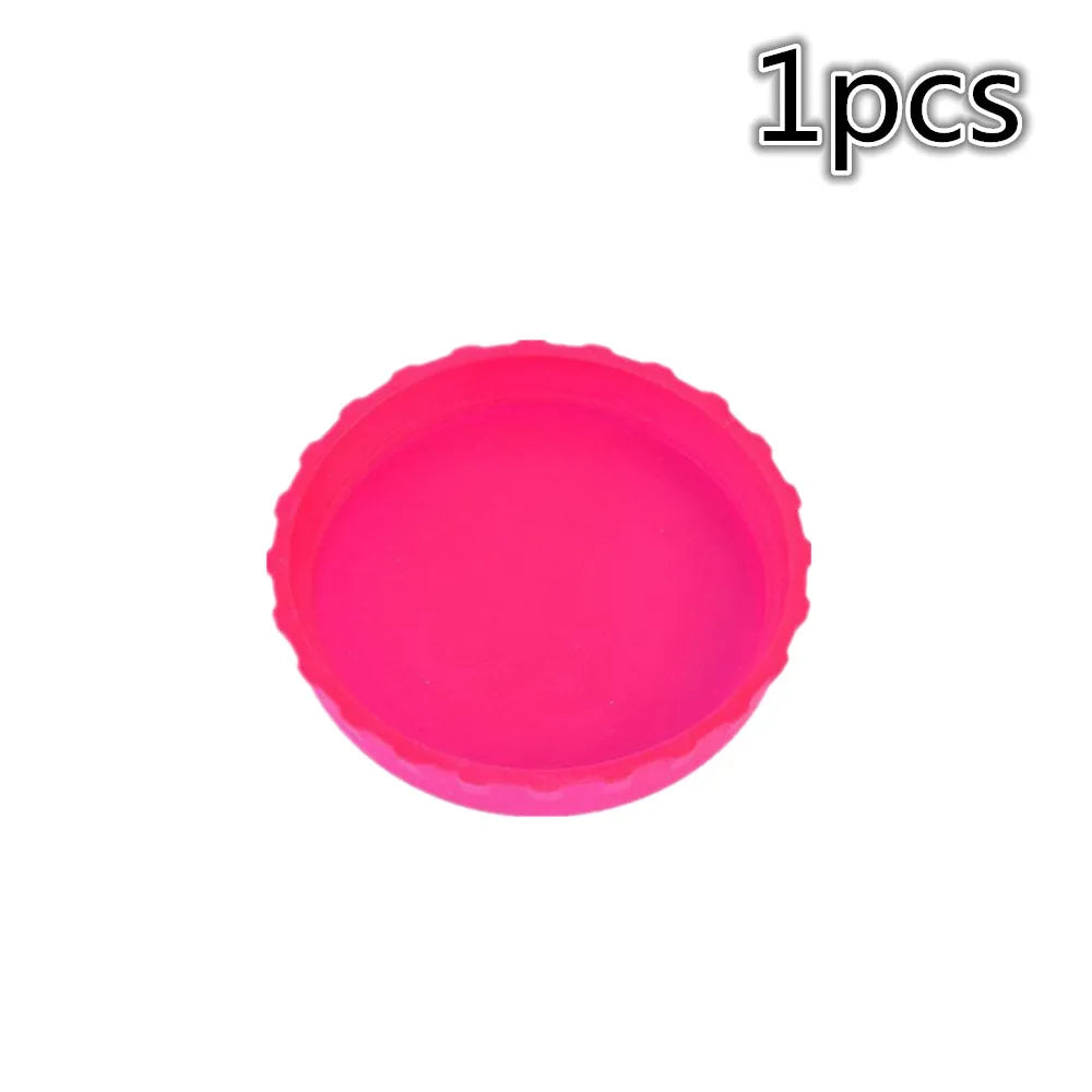 Reusable Beverage Can Covers - Silicone Soda Can Lids, Leak-Proof Sealing Protectors for Cans & Bottles