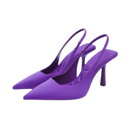 2024 New Autumn Women's Pumps – Pointed Toe High Heels, Shallow Sandals, Fashion Zapatos Mujer Shoes