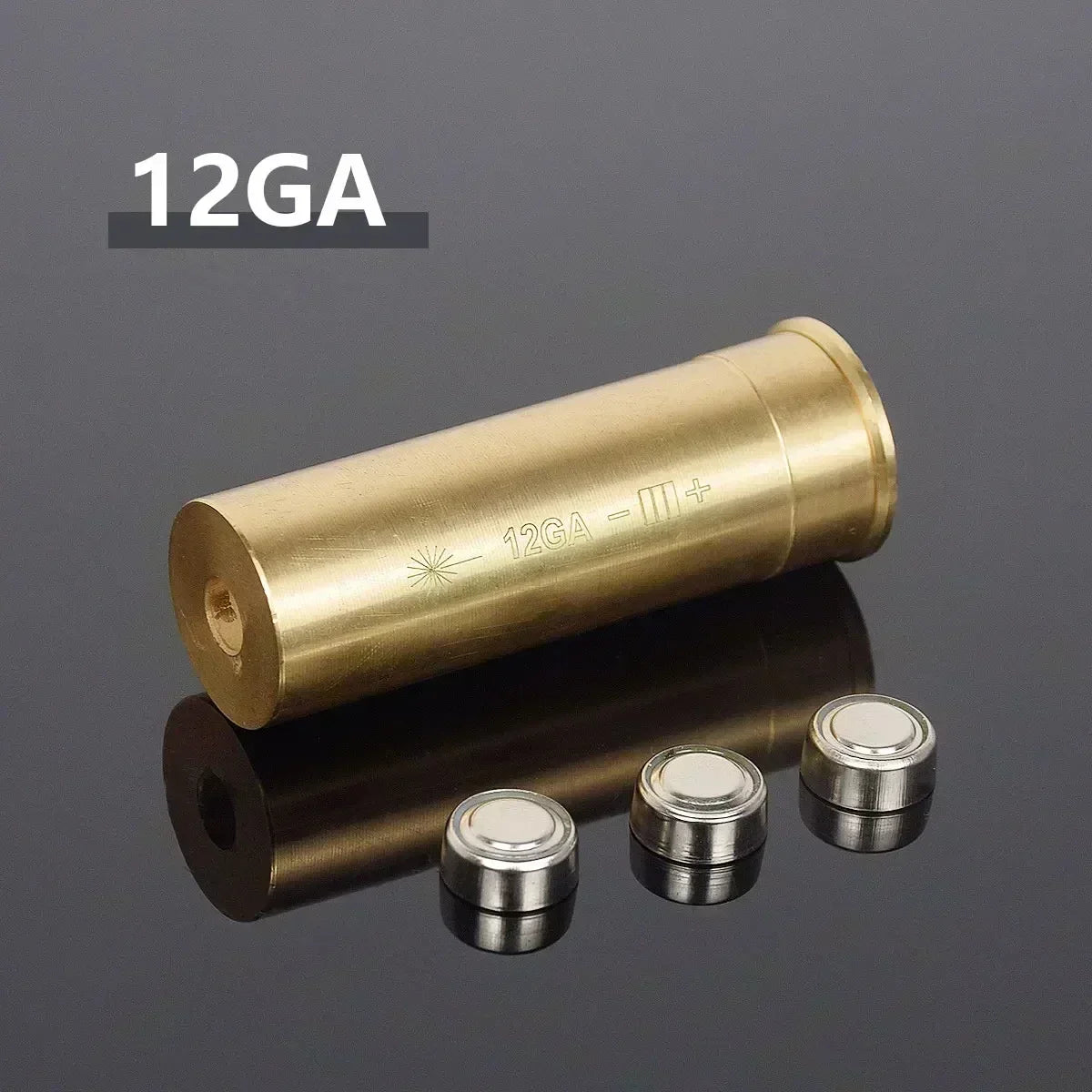 Multi-Caliber Laser Bore Sighter — 12GA, 20GA, 5.45x39, 7.62x39, 9x19mm, .223, .308, .338 Training Cartridge