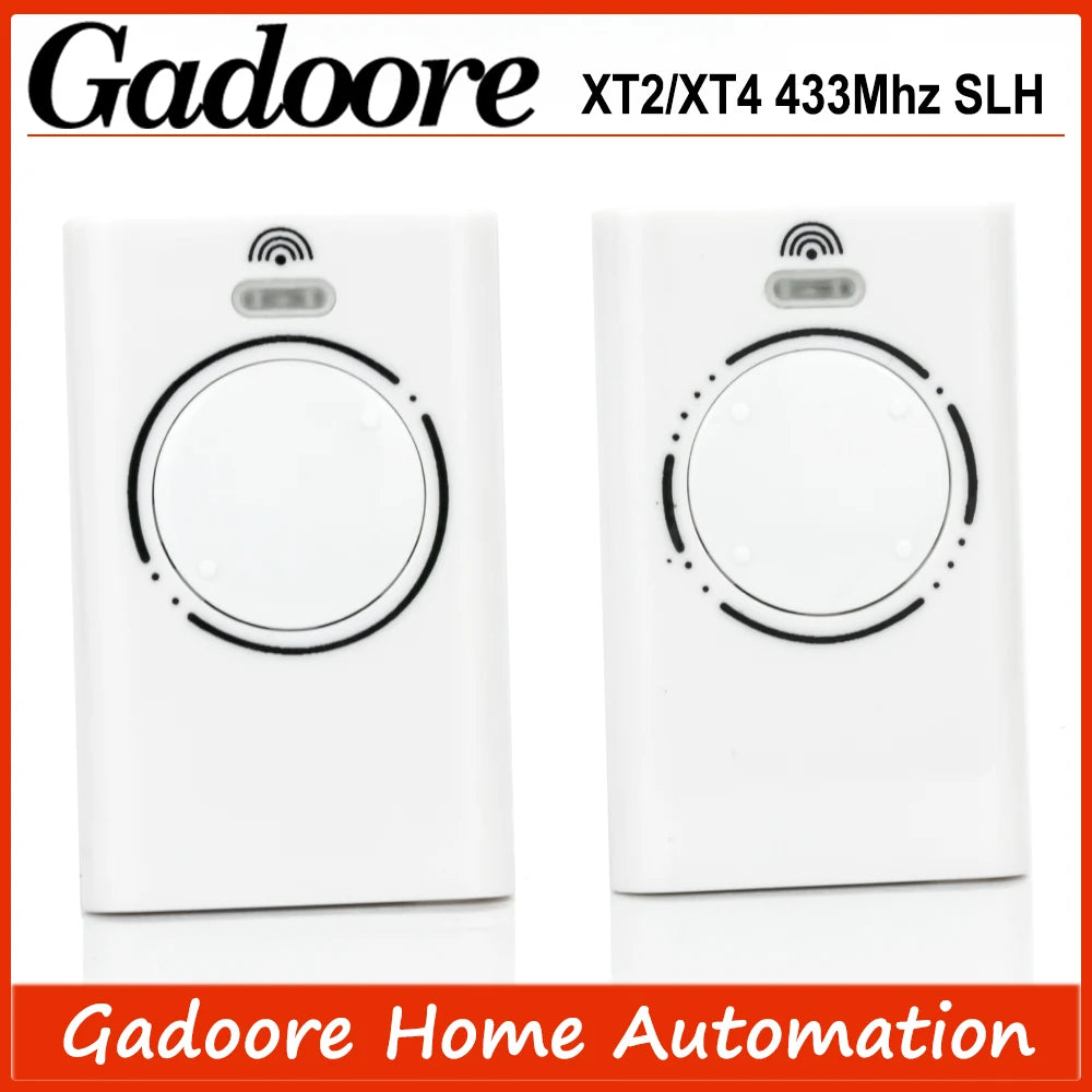 Gadoore XT2 XT4 433MHz SLH LR Garage Door & Gate Remote | Compatible with XT2/XT4 SLH & SLH LR