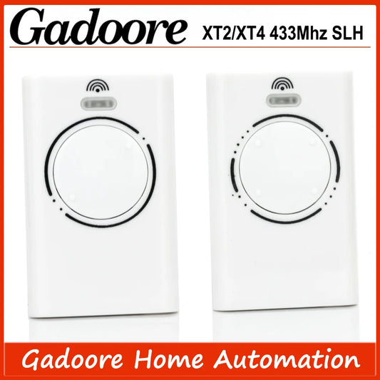 Gadoore XT2 XT4 433MHz SLH LR Garage Door & Gate Remote | Compatible with XT2/XT4 SLH & SLH LR