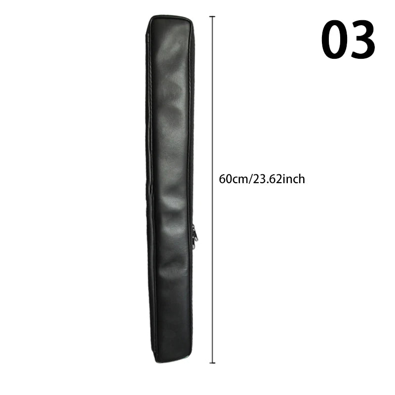 Waterproof Leather Instrument Bag - Thickened Vertical Storage Case for Flute, Piccolo, Saxophone & Wind Instruments