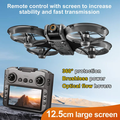 S156 GPS Foldable Drone – 8K Dual Camera, 5G WiFi, 360° Obstacle Avoidance, Brushless Motor FPV Quadcopter Toy
