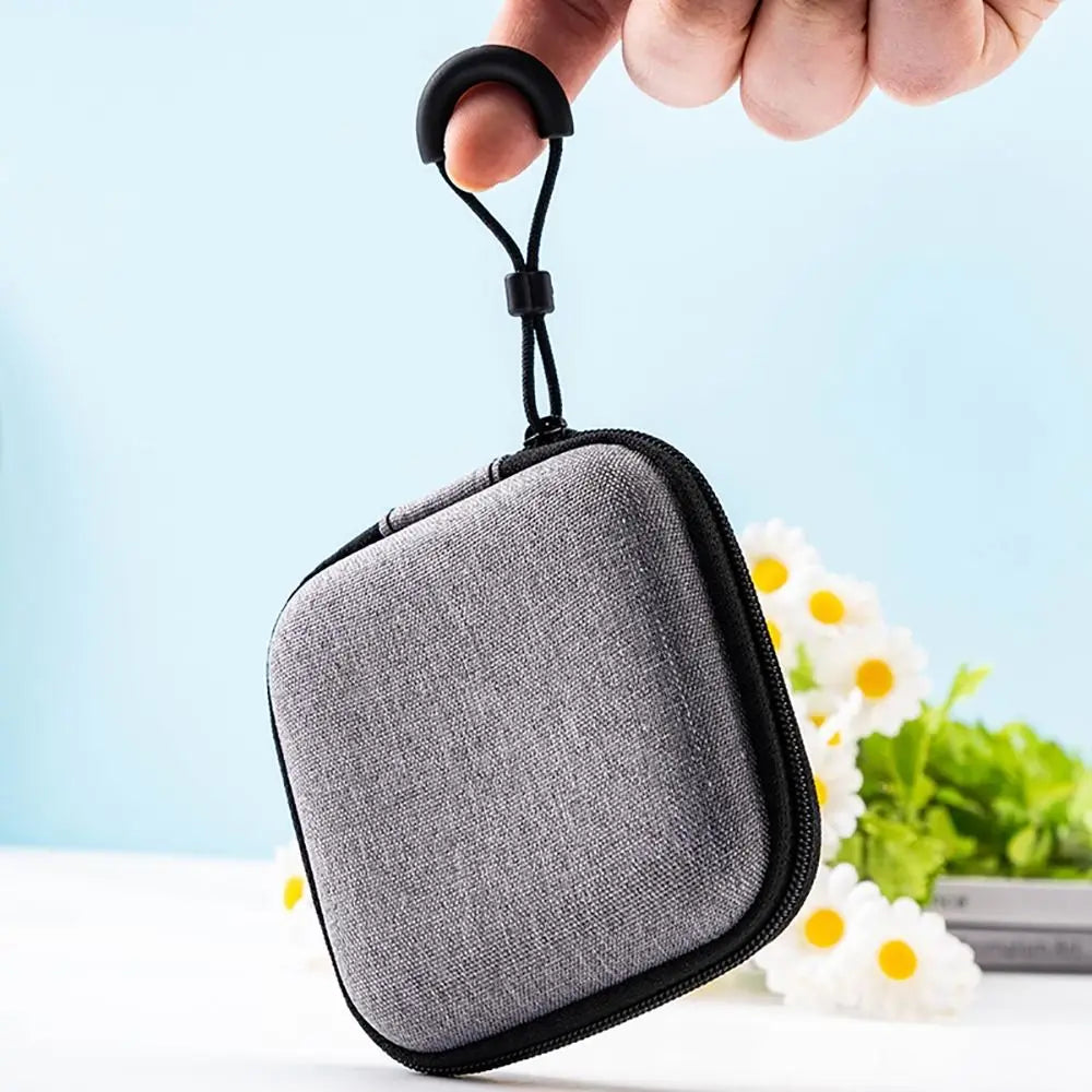 Mini EVA Storage Bag — Zipper Carrying Pouch for AirPods, Earphones, Phone, Charging Cables & Digital Accessories