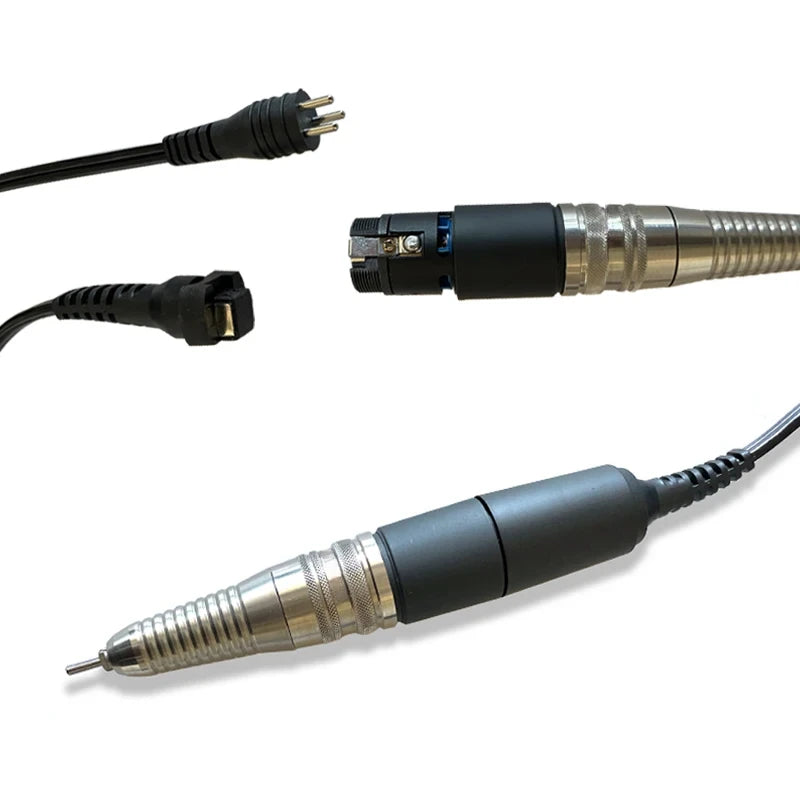 UP200 Electric Nail Drill Handpiece – 35,000 RPM 3-Pin Core Manicure & Pedicure Machine Handle