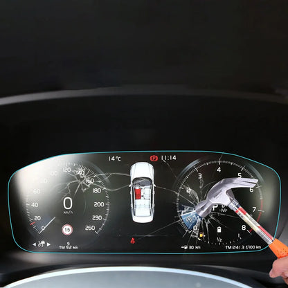 Volvo XC60 XC40 XC90 S60 S90 V60 V90 2018–2023 Nano Transparent Dashboard Protective Film – Anti-Scratch Instrument Panel Screen Cover
