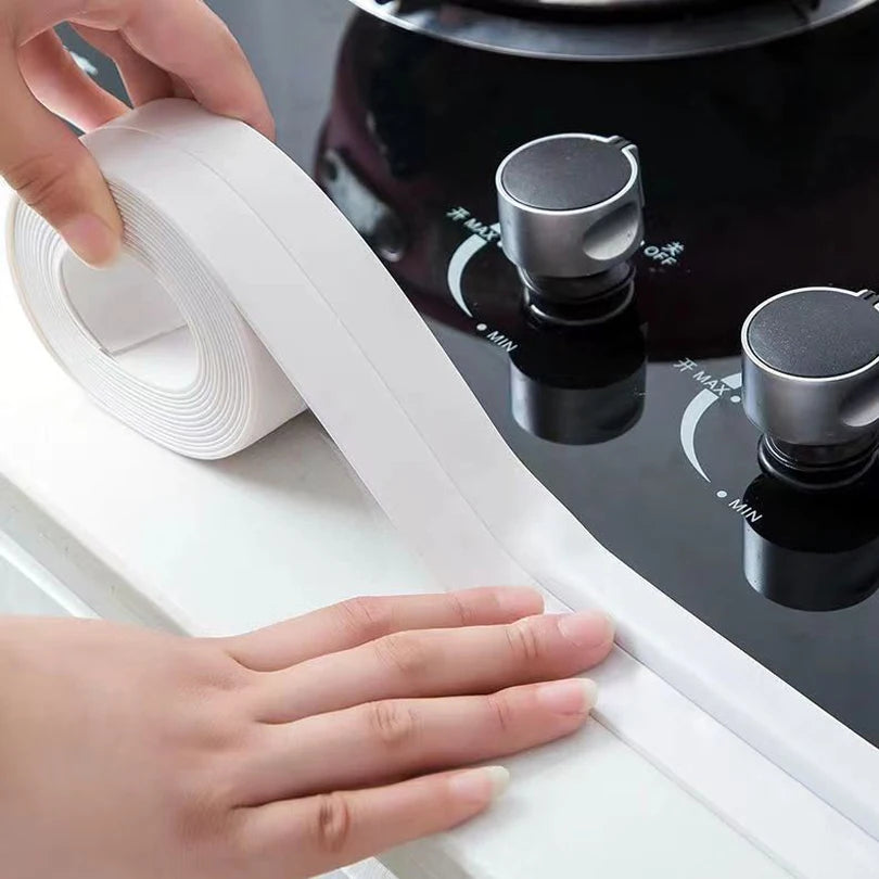 Waterproof Mold-Proof Self-Adhesive Sealing Strip Tape Roll for Bathroom & Kitchen – Toilet Gap Sealant Repair Waterproof Tape Accessory